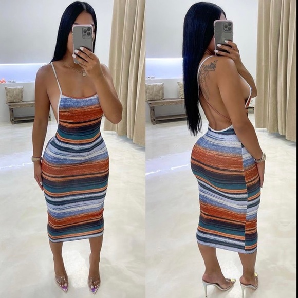 Fashion Nova Dresses & Skirts - 💕😍MAKE AN OFFER! TYE DYE SEXY BODYCON DRESS😍💕